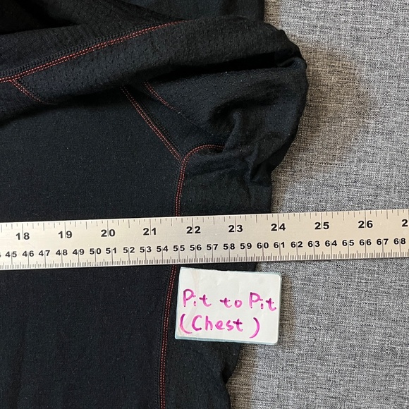 Icebreaker 260 Merino Wool Base Layer Long Sleeve Shirt - Men's Size XXL - Black - Picture 7 of 10